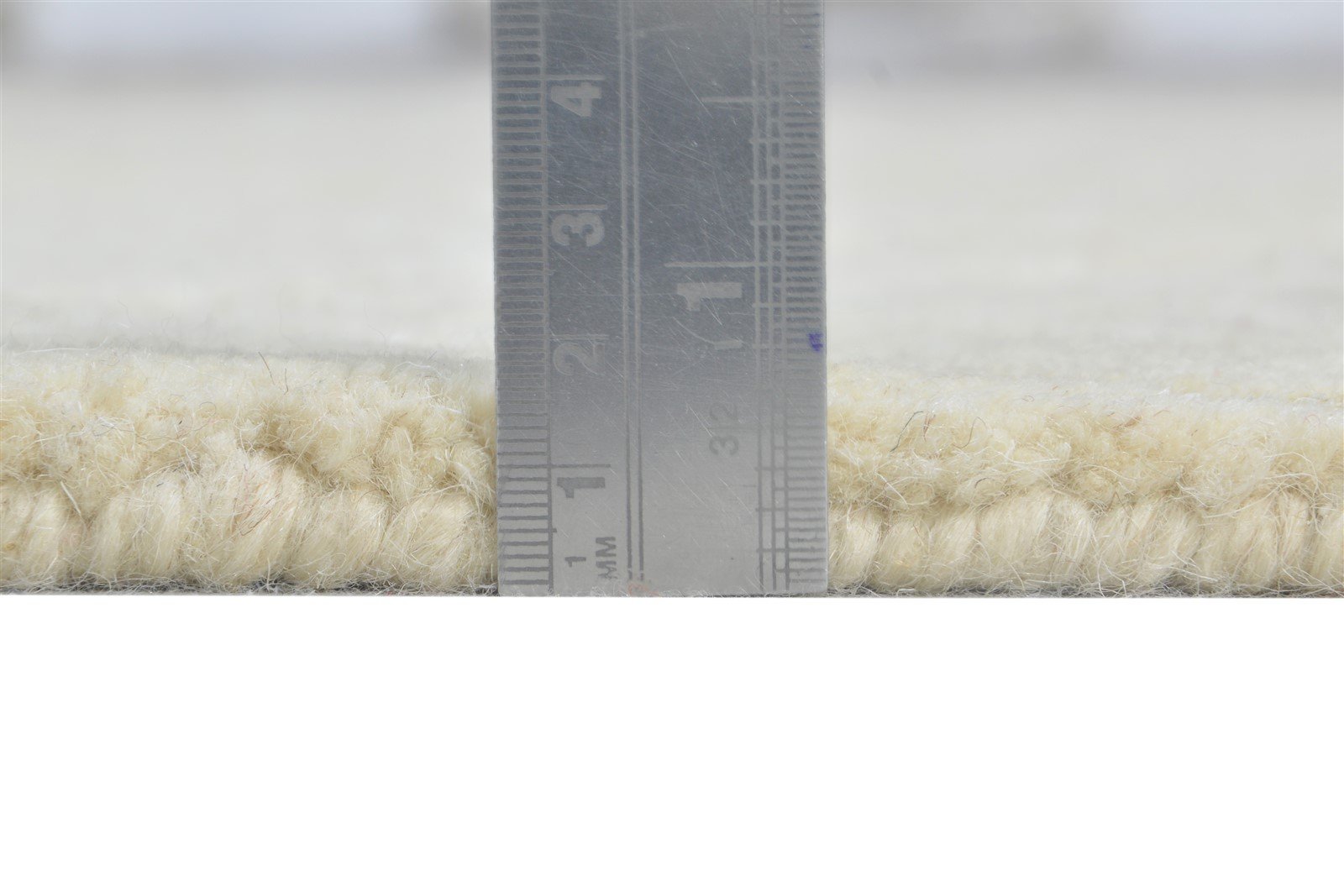 Hand Tufted Cream Wool Rug 4' X 6' Modern Moroccan Trellis Room Size Carpet 7865056264341