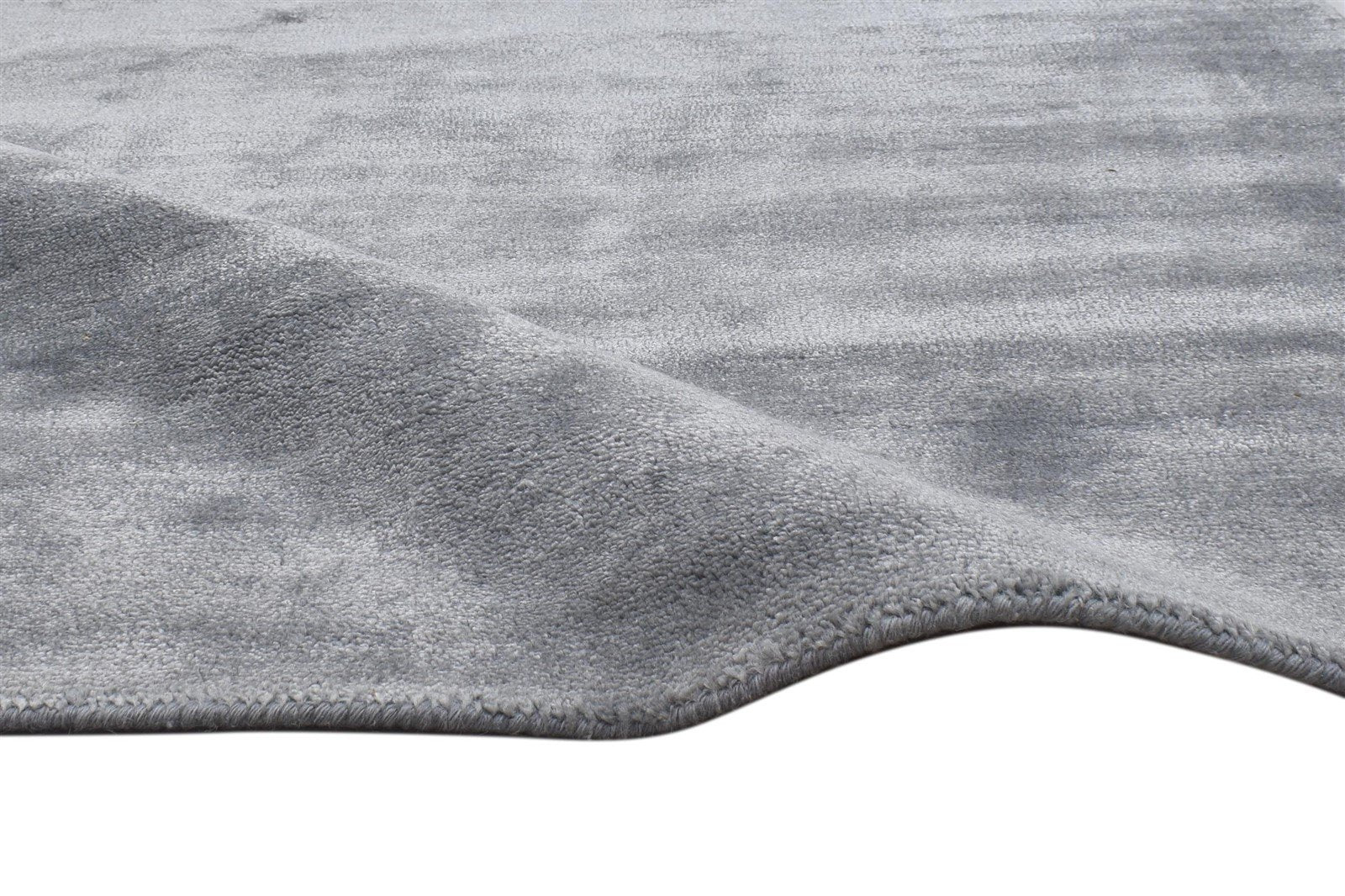 Hand Tufted Dark Grey Wool Rug 3X5 Modern Scandinavian Solid Room Size Carpet 7864142790805