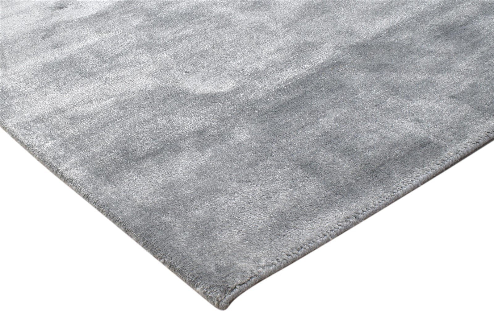 Hand Tufted Dark Grey Wool Rug 3X5 Modern Scandinavian Solid Room Size Carpet 7864142790805