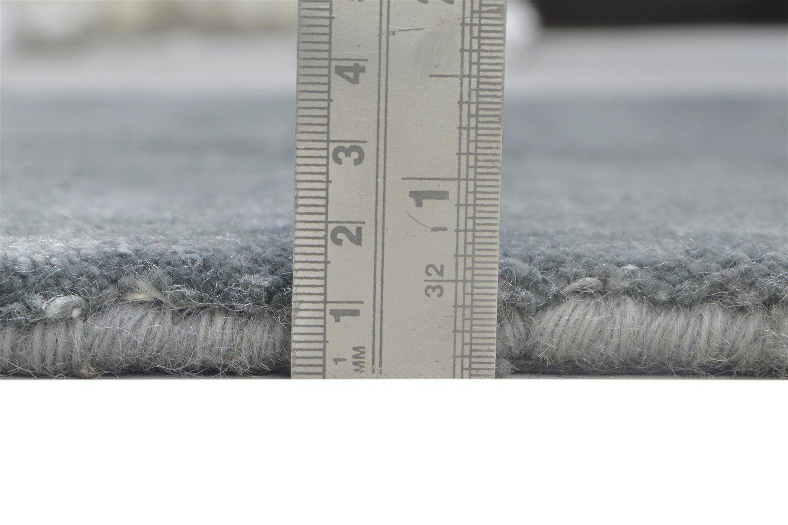 Hand Tufted Dark Grey Wool Rug 3X5 Modern Scandinavian Solid Room Size Carpet 7864142790805