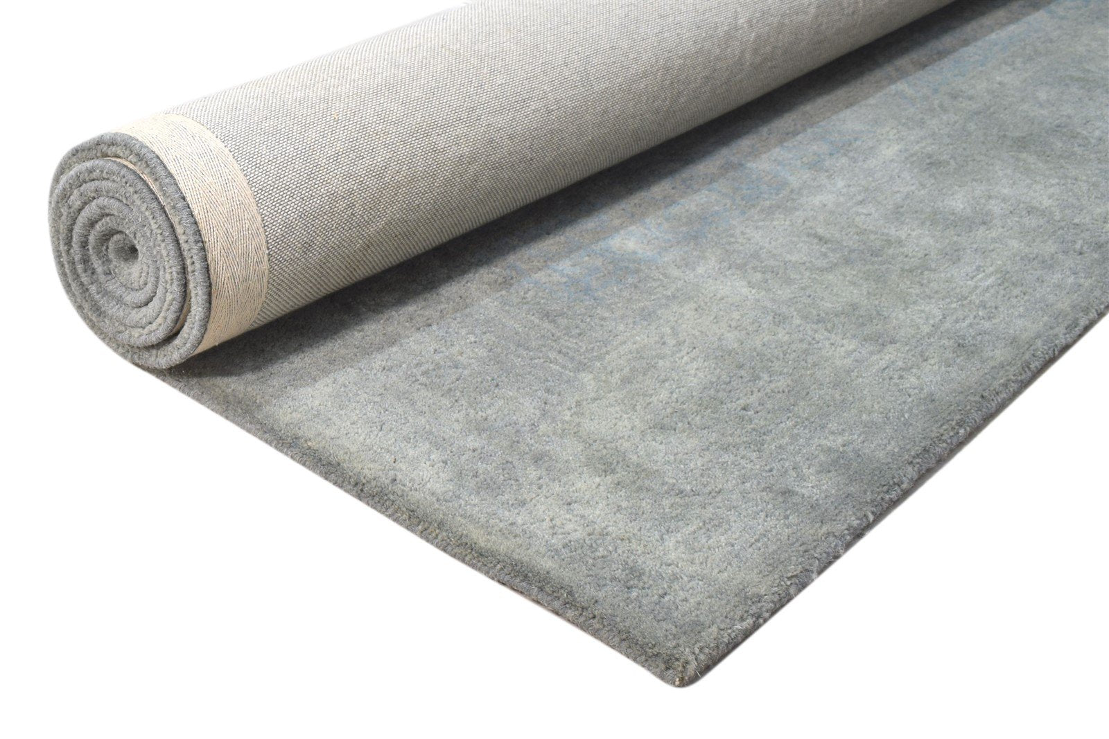 Hand Tufted Dark Grey Wool Rug 5X8 Persian Heriz-Indian Oriental Room Size 7864093802645