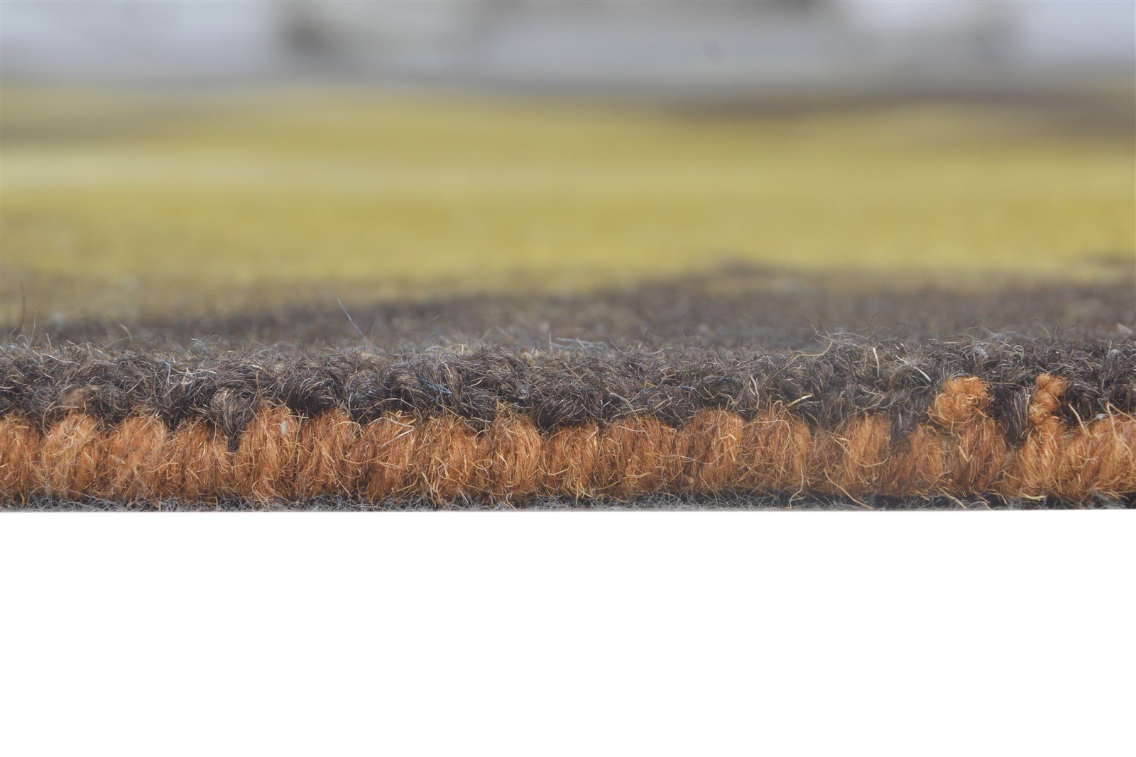 Hand Tufted Gold Wool Rug 5' X 8' Modern Shibori Tie Dye Room Size Carpet 7865198772373