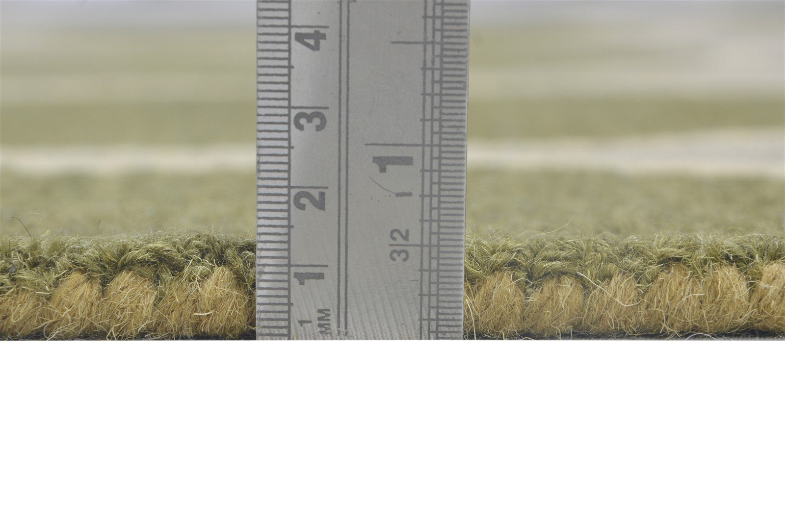 Hand Tufted Green Wool Rug 5' X 8' Modern Indian Circles Room Size Carpet 7864287887509