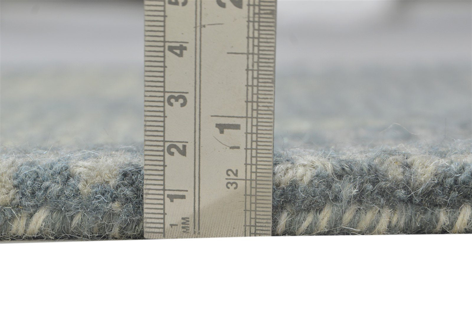 Hand Tufted Grey Wool Rug 2' X 3' Modern Scandinavian Diamond Small Carpet 7864136138901