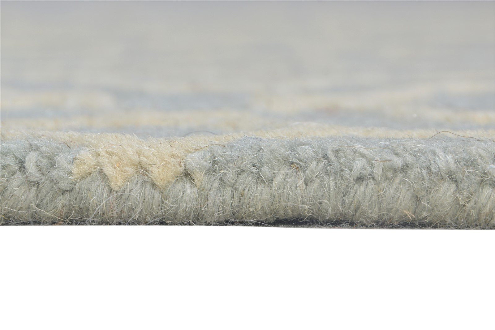 Hand Tufted Grey Wool Rug 3' X 5' Modern Moroccan Trellis Small Carpet 7865079758997