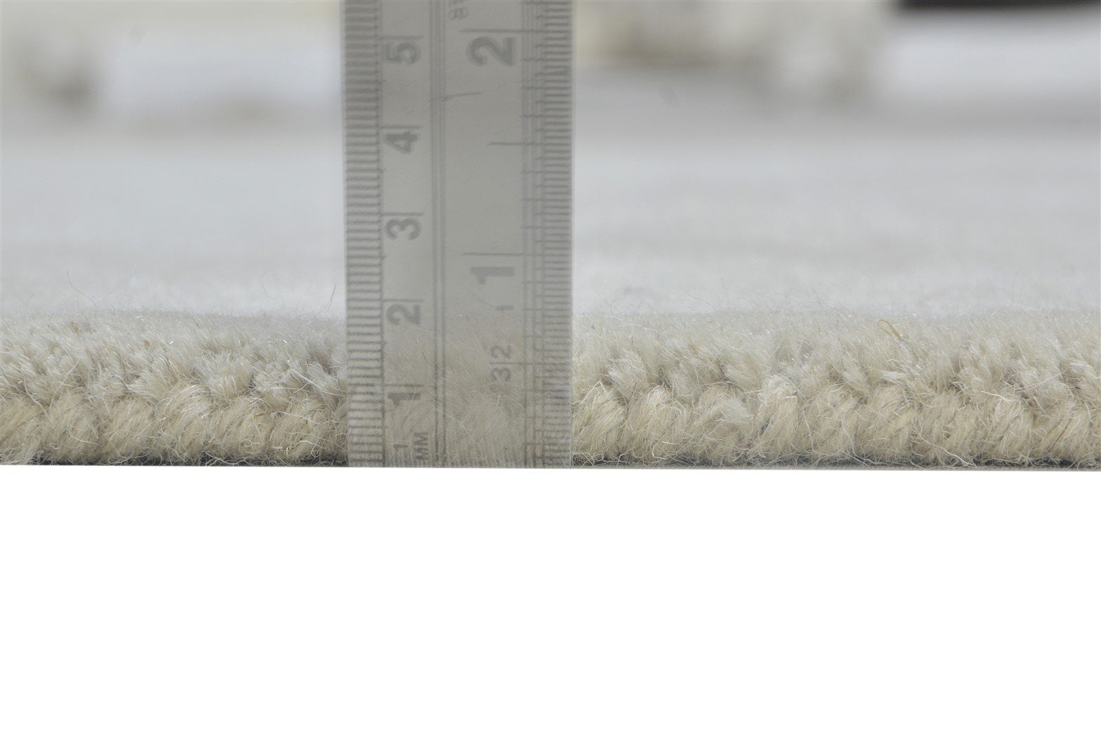 Hand Tufted Grey Wool Rug 3' X 5' Modern Scandinavian Solid Room Size Carpet 7864311578773