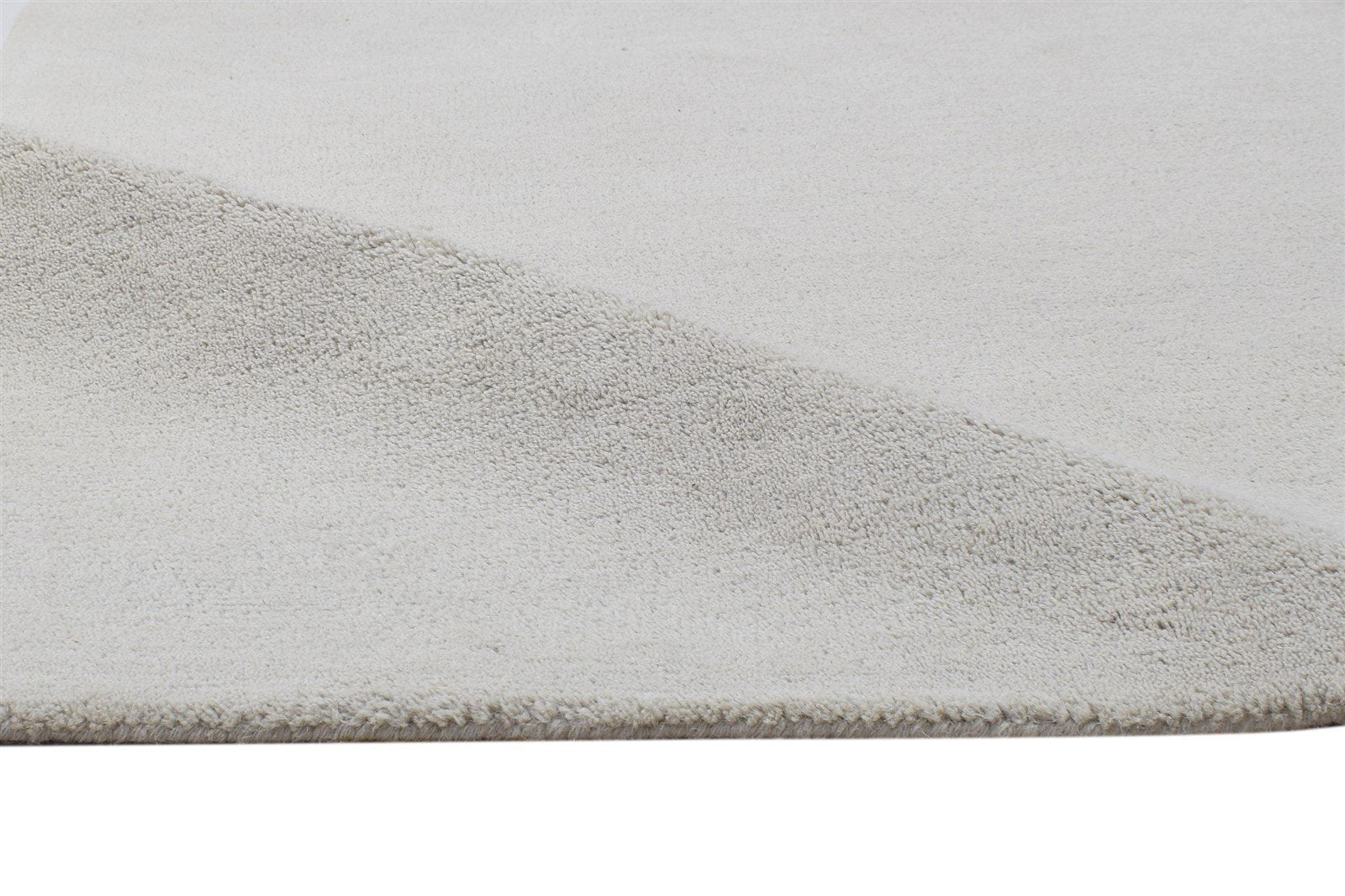 Hand Tufted Grey Wool Rug 3' X 5' Modern Scandinavian Solid Room Size Carpet 7864309710997