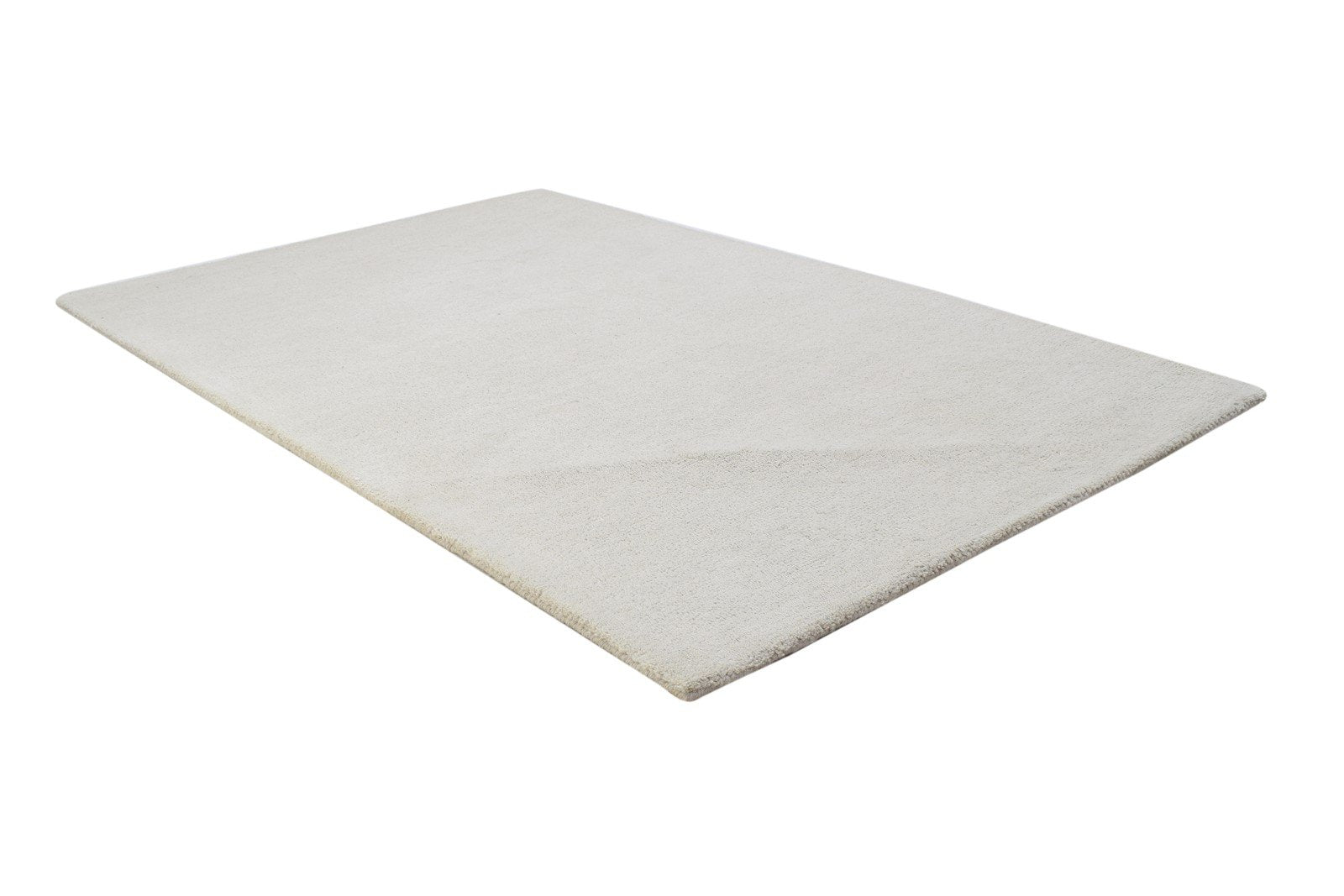 Hand Tufted Grey Wool Rug 3' X 5' Modern Scandinavian Solid Room Size Carpet 7864309710997
