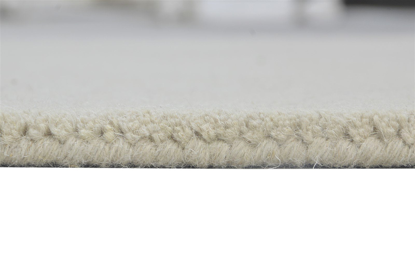 Hand Tufted Grey Wool Rug 3' X 5' Modern Scandinavian Solid Room Size Carpet 7864309710997