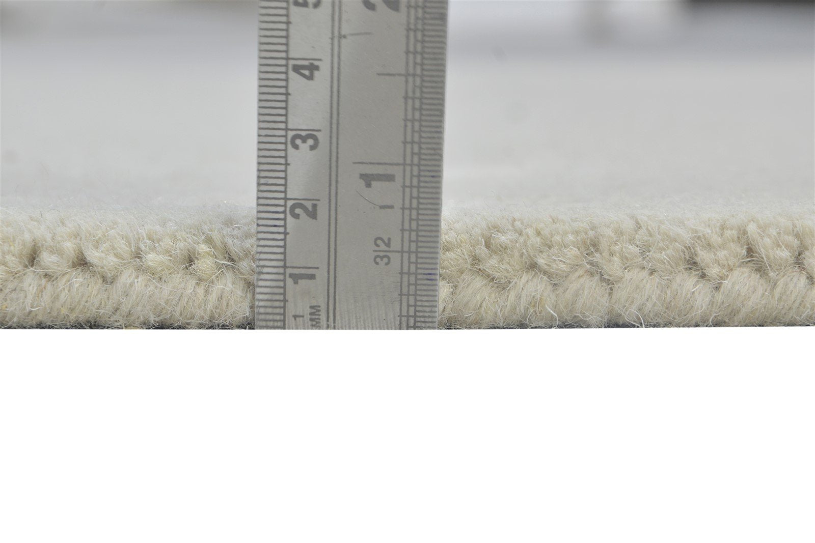 Hand Tufted Grey Wool Rug 3' X 5' Modern Scandinavian Solid Room Size Carpet 7864309710997