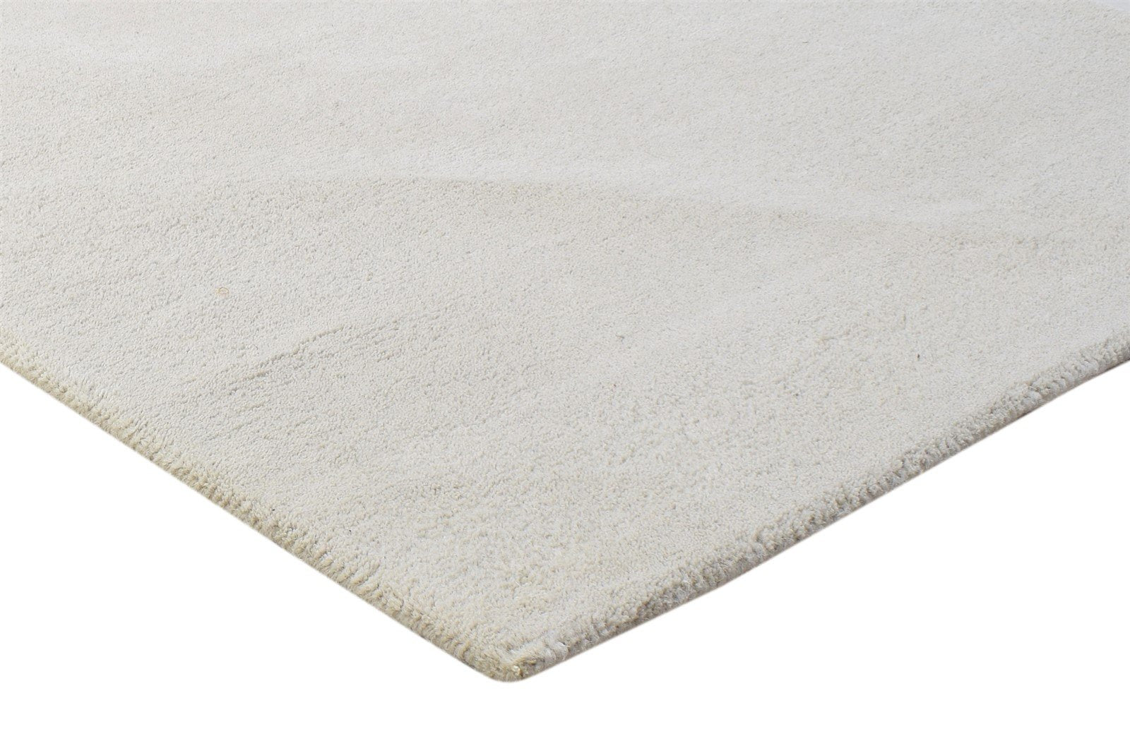 Hand Tufted Grey Wool Rug 3' X 5' Modern Scandinavian Solid Room Size Carpet 7864311251093