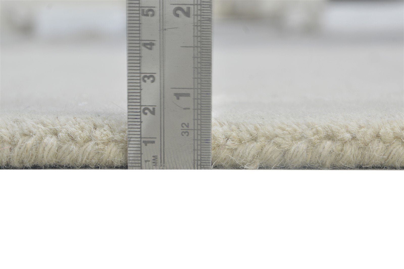 Hand Tufted Grey Wool Rug 3' X 5' Modern Scandinavian Solid Room Size Carpet 7864311251093
