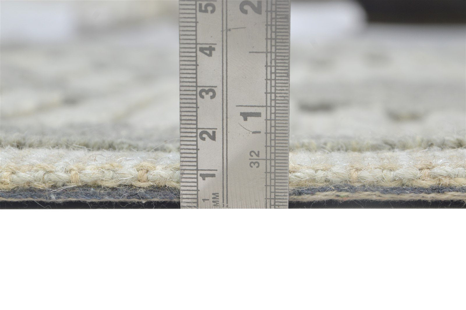 Hand Tufted Grey Wool Rug 4' X 5' Modern Scandinavian Trellis Room Size Carpet 7864146067605