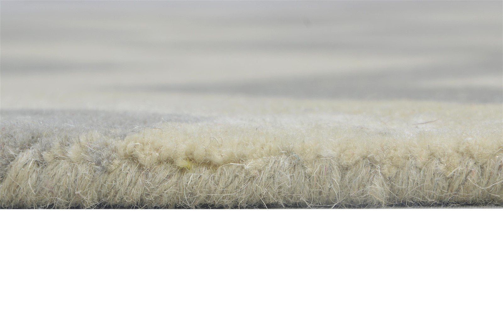 Hand Tufted Grey Wool Rug 4' X 6' Modern Scandinavian Chevron Room Size Carpet 7864302567573