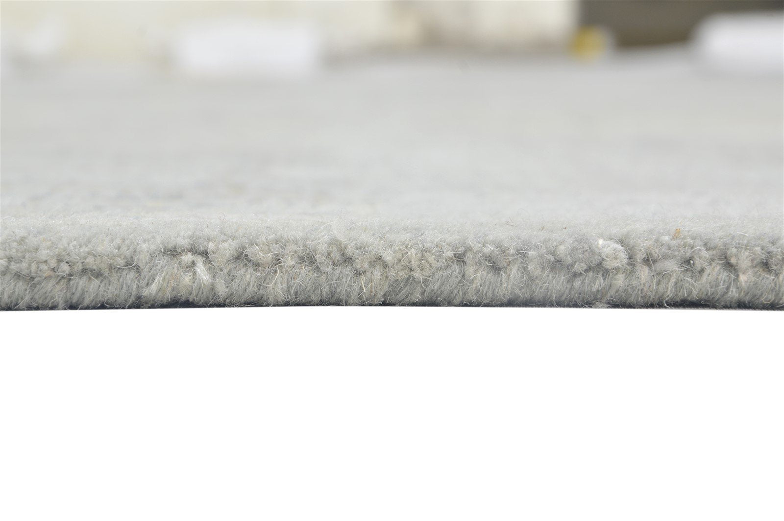 Hand Tufted Grey Wool Rug 5' X 8' Erased Oushak Floral Room Size Carpet 7864095473813