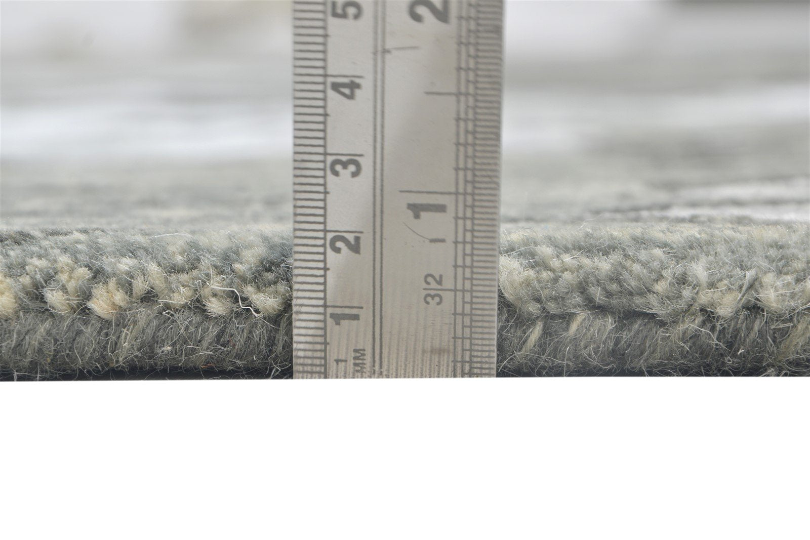 Hand Tufted Grey Wool Rug 5' X 8' Modern Scandinavian Abstract Room Size Carpet 7864108548245