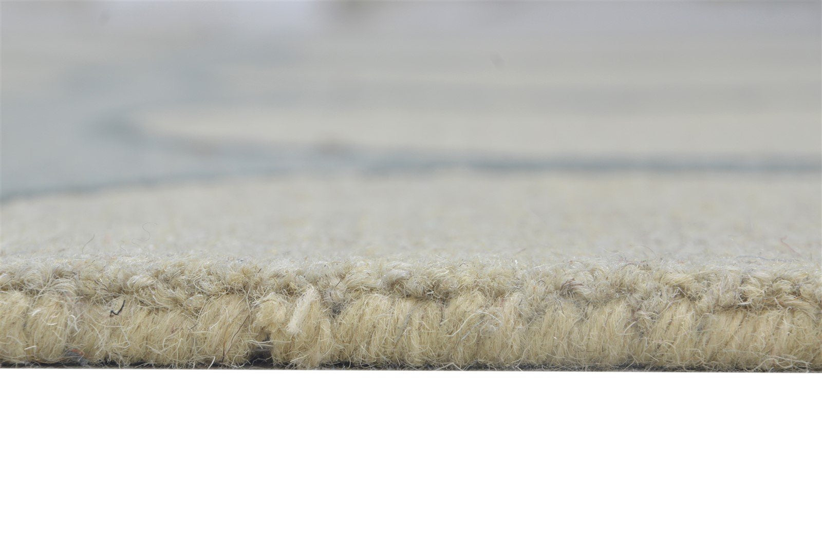 Hand Tufted Grey Wool Rug 5' X 8' Modern Scandinavian Circles Room Size Carpet 7864243617941
