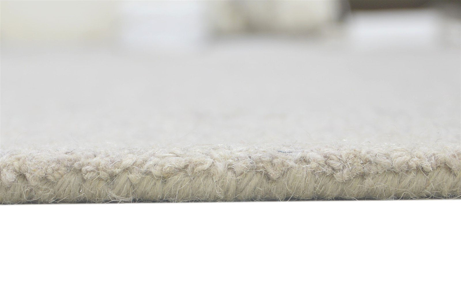 Hand Tufted Grey Wool Rug 5' X 8' Modern Scandinavian Solid Room Size Carpet 7860706312341