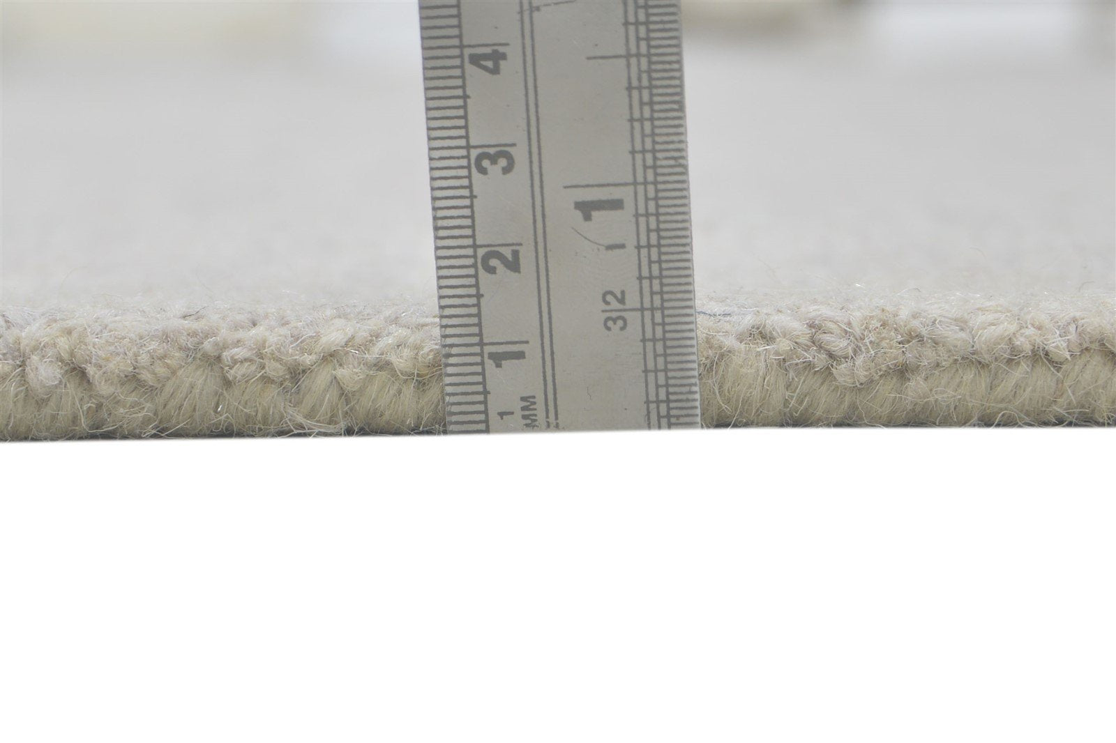Hand Tufted Grey Wool Rug 5' X 8' Modern Scandinavian Solid Room Size Carpet 7860706312341
