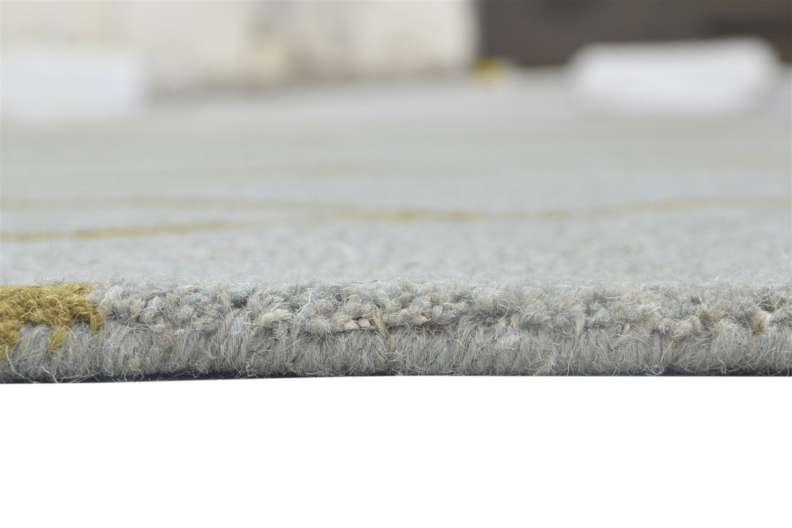 Hand Tufted Grey Wool Rug 5' X 8' Modern Scandinavian Trellis Room Size Carpet 7864097210517