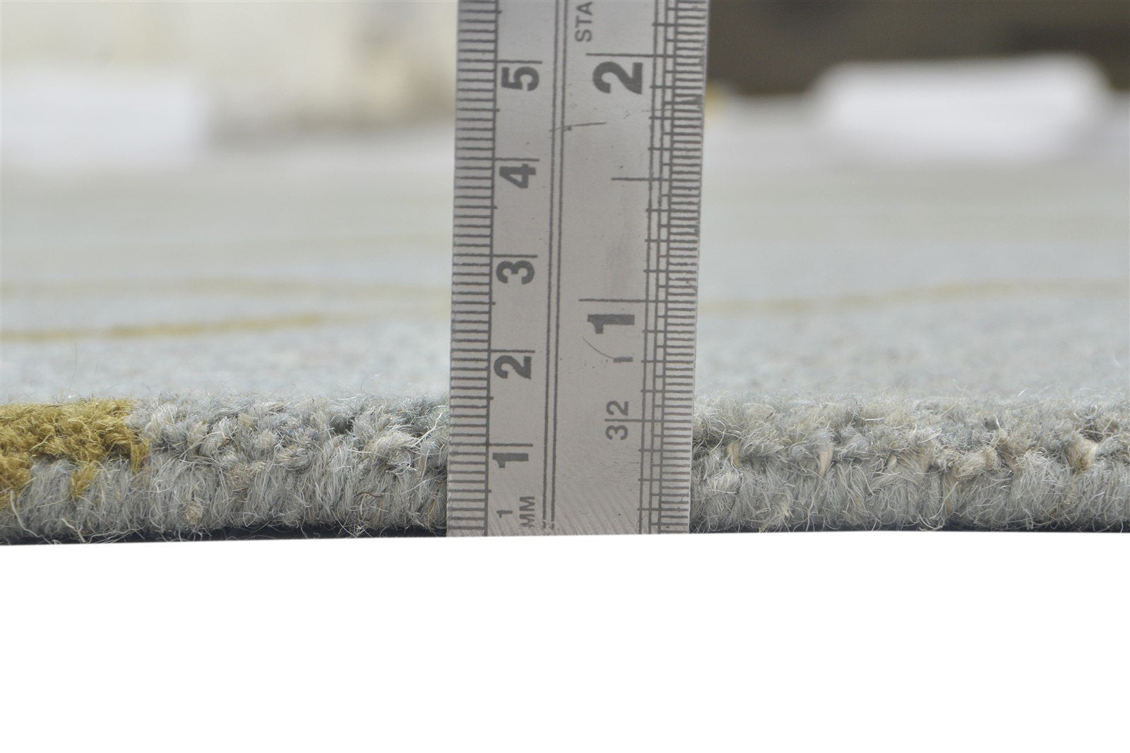 Hand Tufted Grey Wool Rug 5' X 8' Modern Scandinavian Trellis Room Size Carpet 7864097210517