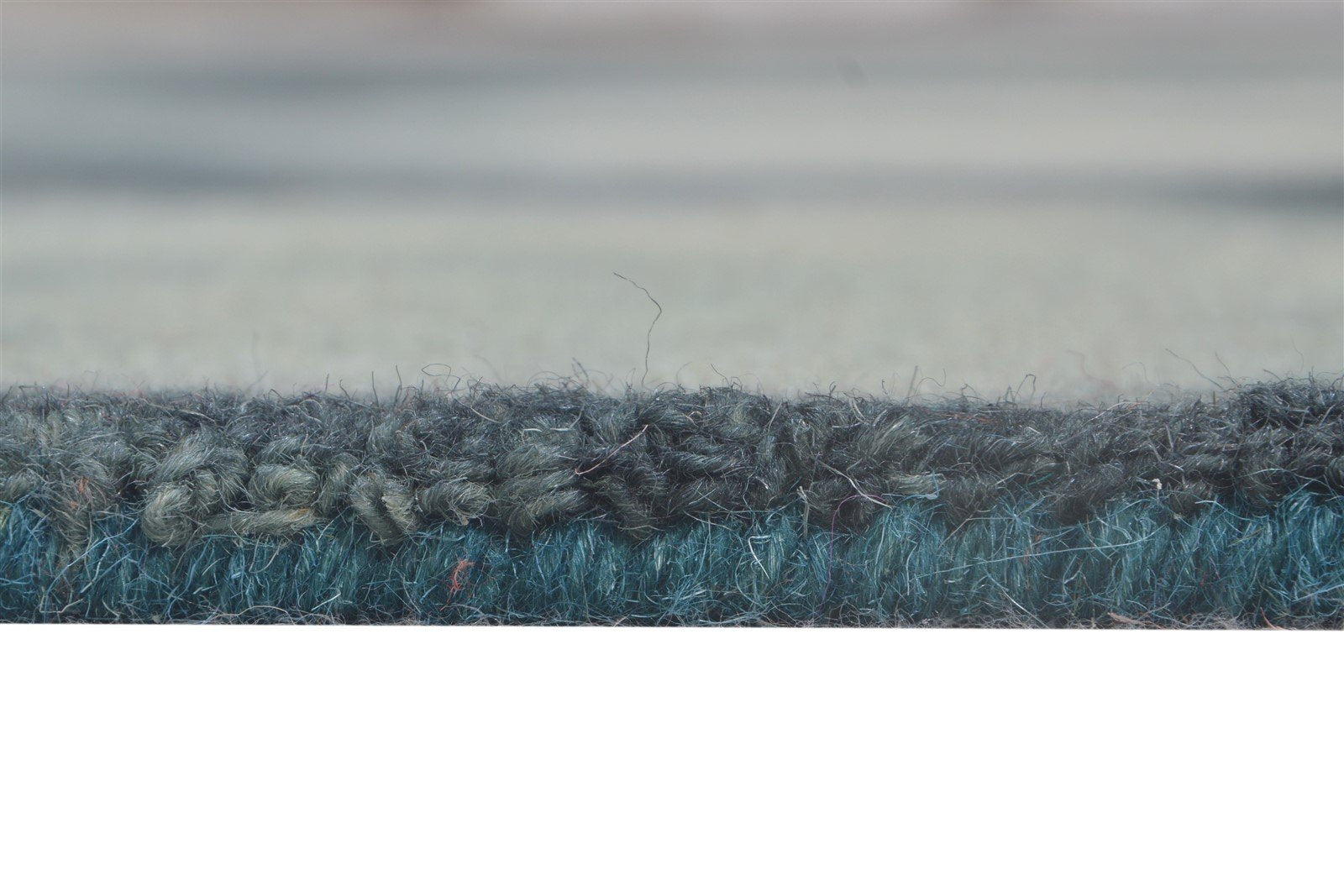 Hand Tufted Grey Wool Rug 5' X 8' Modern Shibori Tie Dye Room Size Carpet 7865173999765