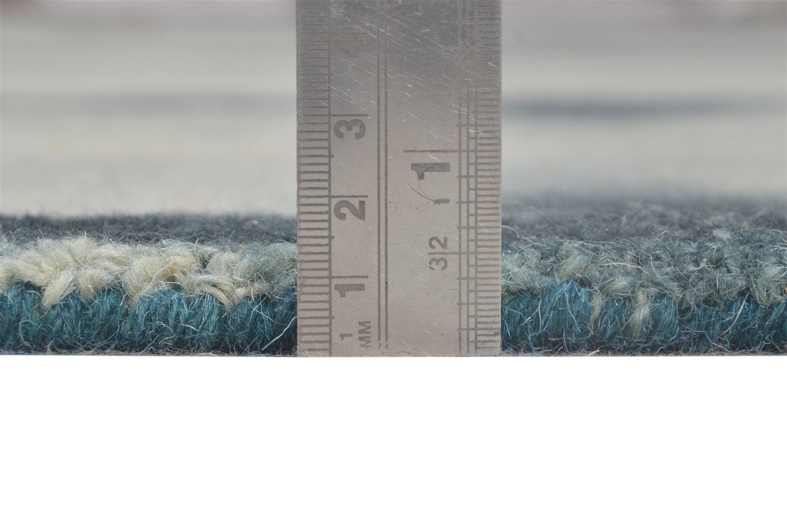 Hand Tufted Grey Wool Rug 5' X 8' Modern Shibori Tie Dye Room Size Carpet 7865174360213