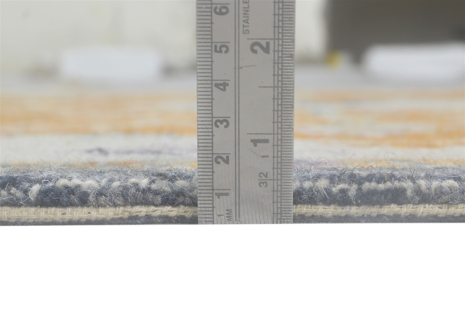 Hand Tufted Grey Wool Rug 5' X 8' Persian Nain Medallion Room Size Carpet 7864093343893