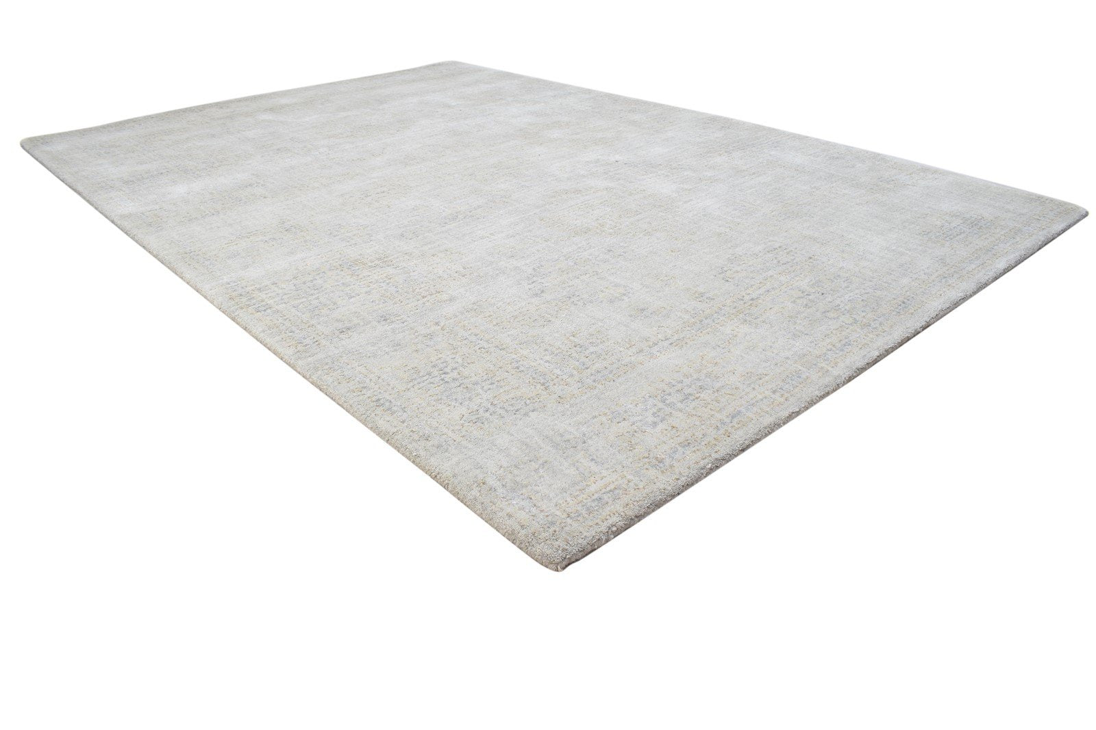 Hand Tufted Grey Wool Rug 5' X 8' Persian Oushak Oriental Room Size Carpet 7864094785685