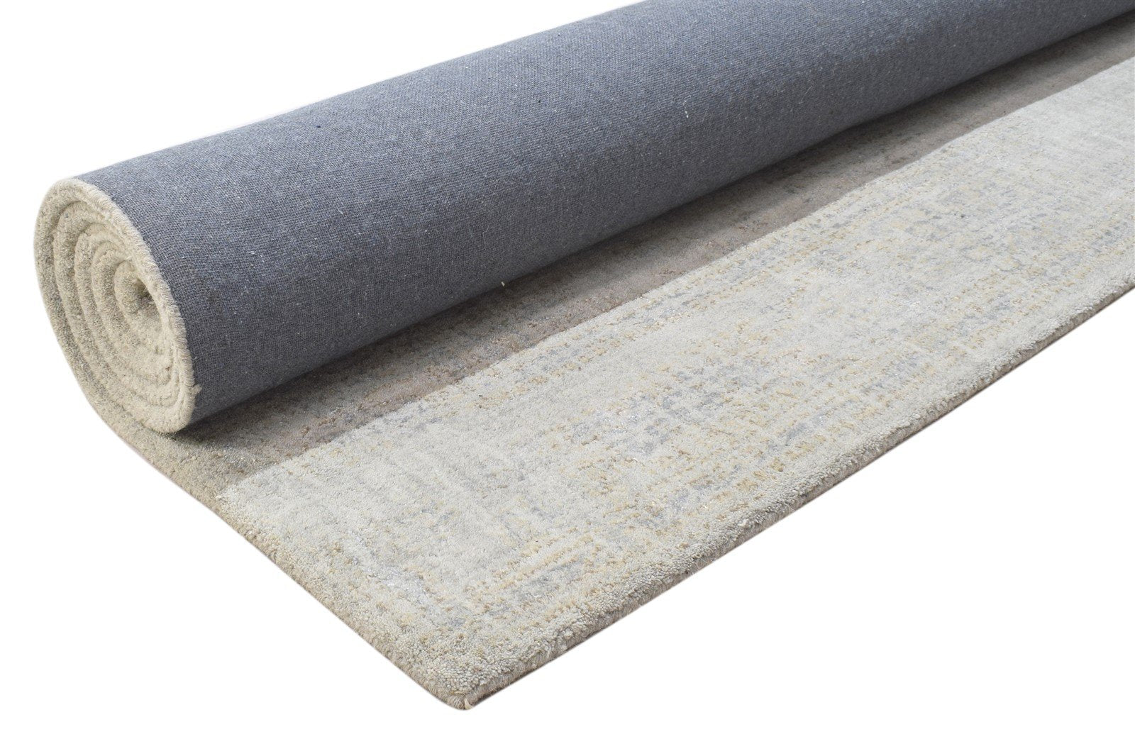 Hand Tufted Grey Wool Rug 5' X 8' Persian Oushak Oriental Room Size Carpet 7864094785685