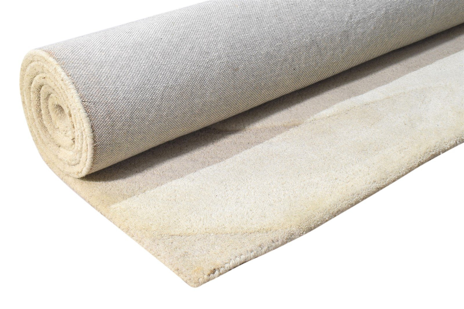 Hand Tufted Ivory Wool Rug 5' X 8' Modern French Floral Room Size Carpet 7864995971221