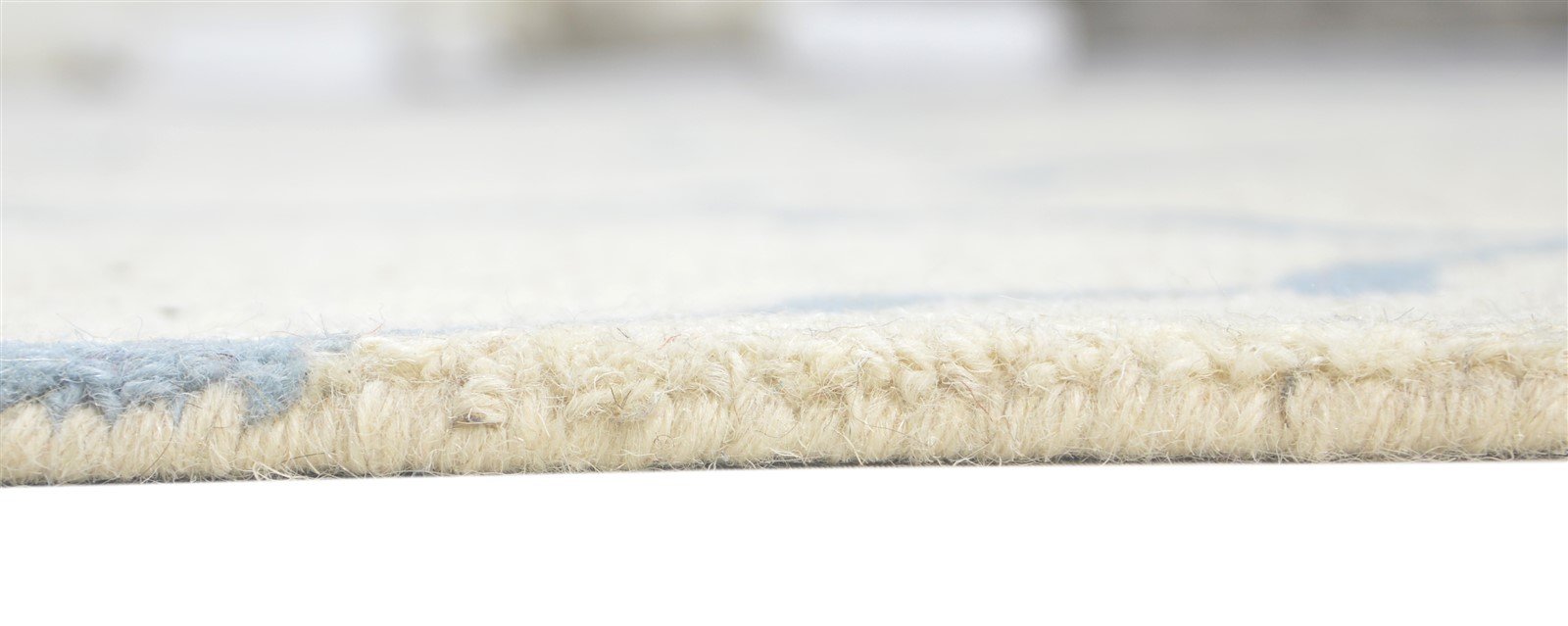 Hand Tufted Ivory Wool Rug 5' X 8' Modern Moroccan Trellis Room Size Carpet 7860686717077