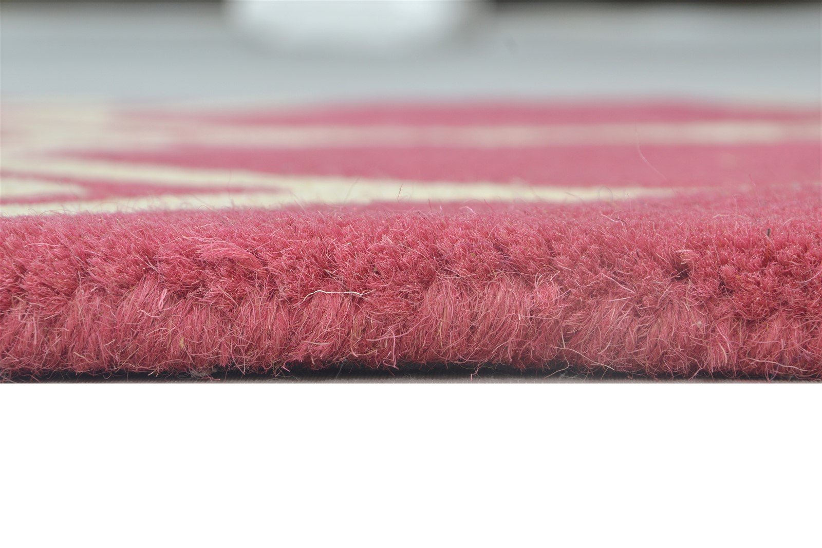 Hand Tufted Pink Wool Rug 2' X 2' Modern Moroccan Trellis Small Carpet 7864127586453