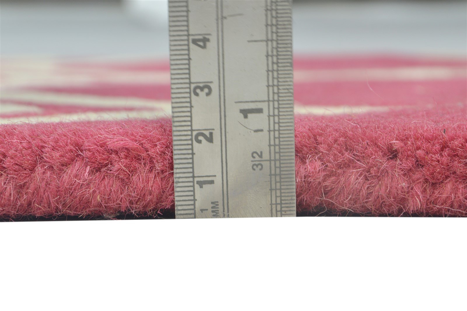 Hand Tufted Pink Wool Rug 2' X 2' Modern Moroccan Trellis Small Carpet 7864127586453