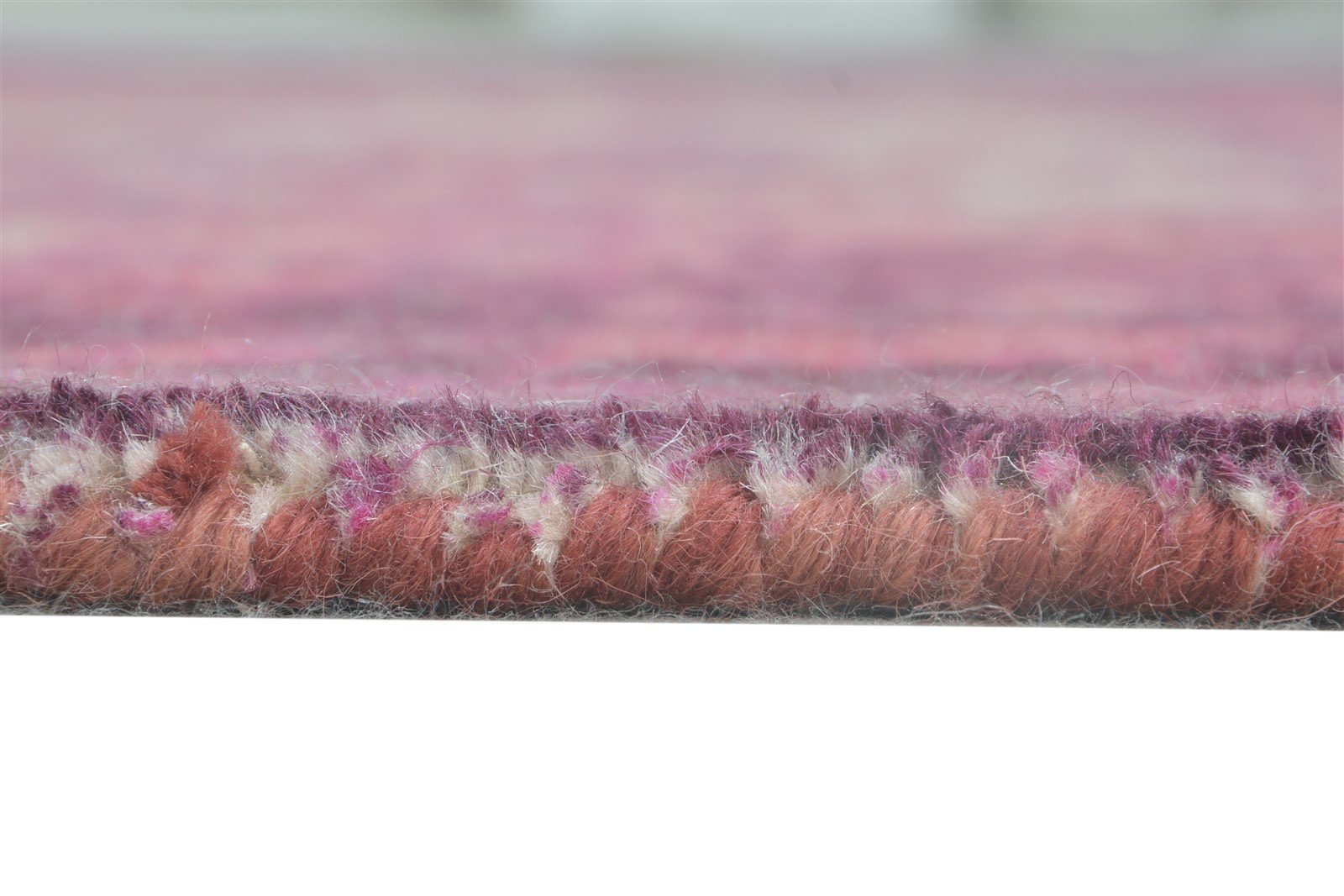 Hand Tufted Pink Wool Rug 5X8 Transitional Oriental Medallion Room Size Carpet 7864628445333