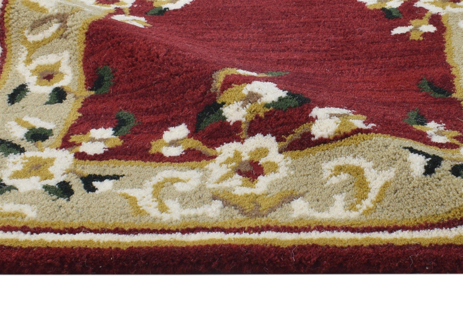 Hand Tufted Red Wool Rug 2' X 3' Persian Abbuson Oriental Small Carpet 7865072156821