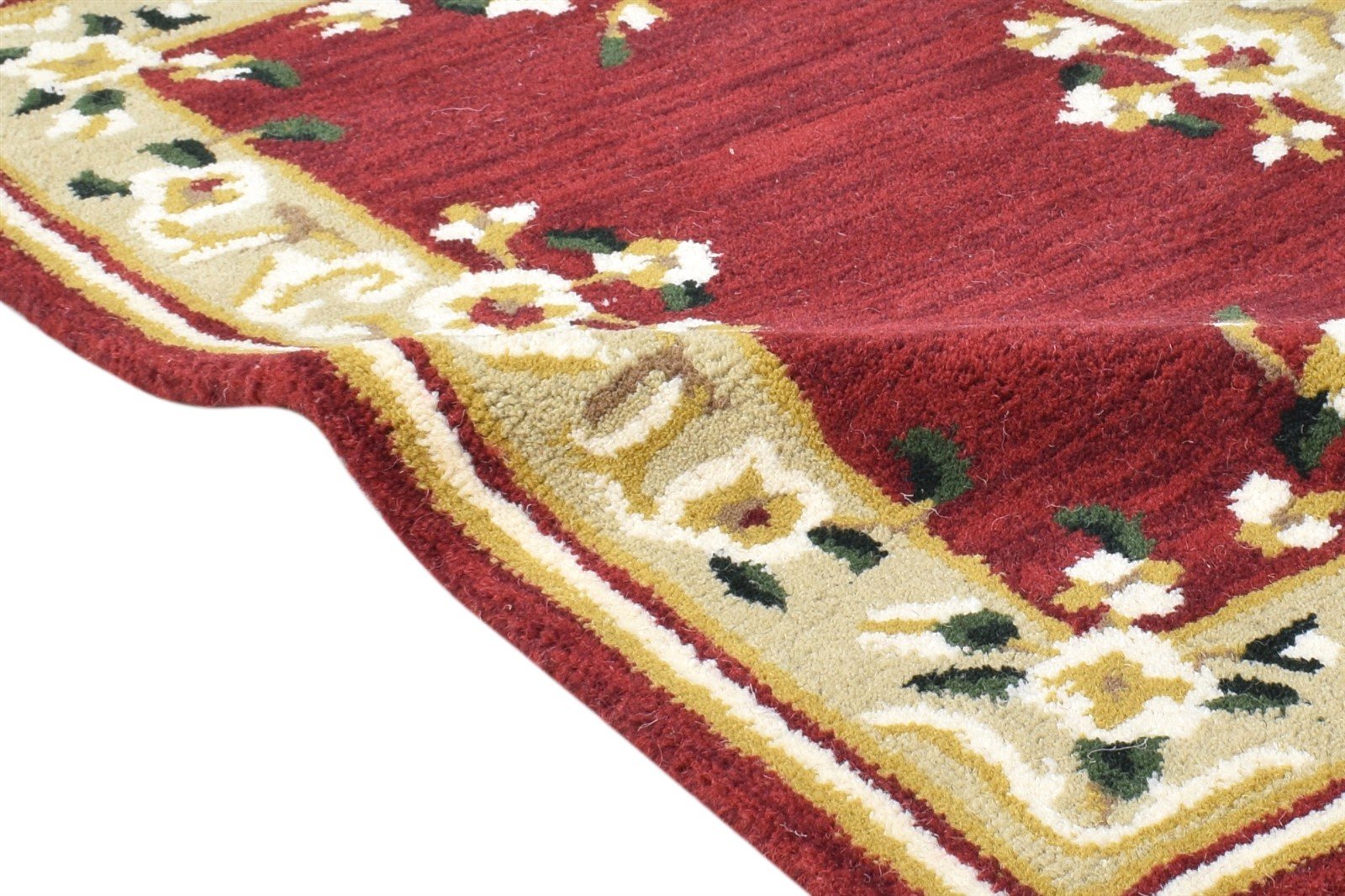 Hand Tufted Red Wool Rug 2' X 3' Persian Abbuson Oriental Small Carpet 7865072156821