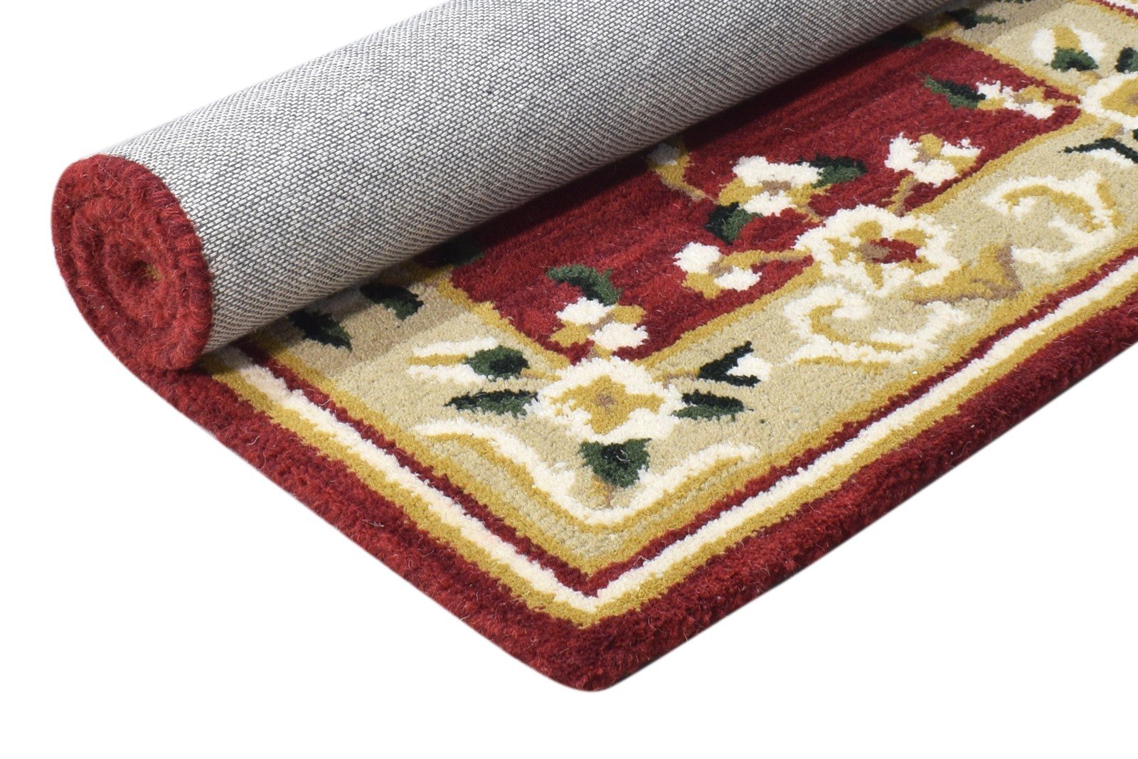 Hand Tufted Red Wool Rug 2' X 3' Persian Abbuson Oriental Small Carpet 7865072156821