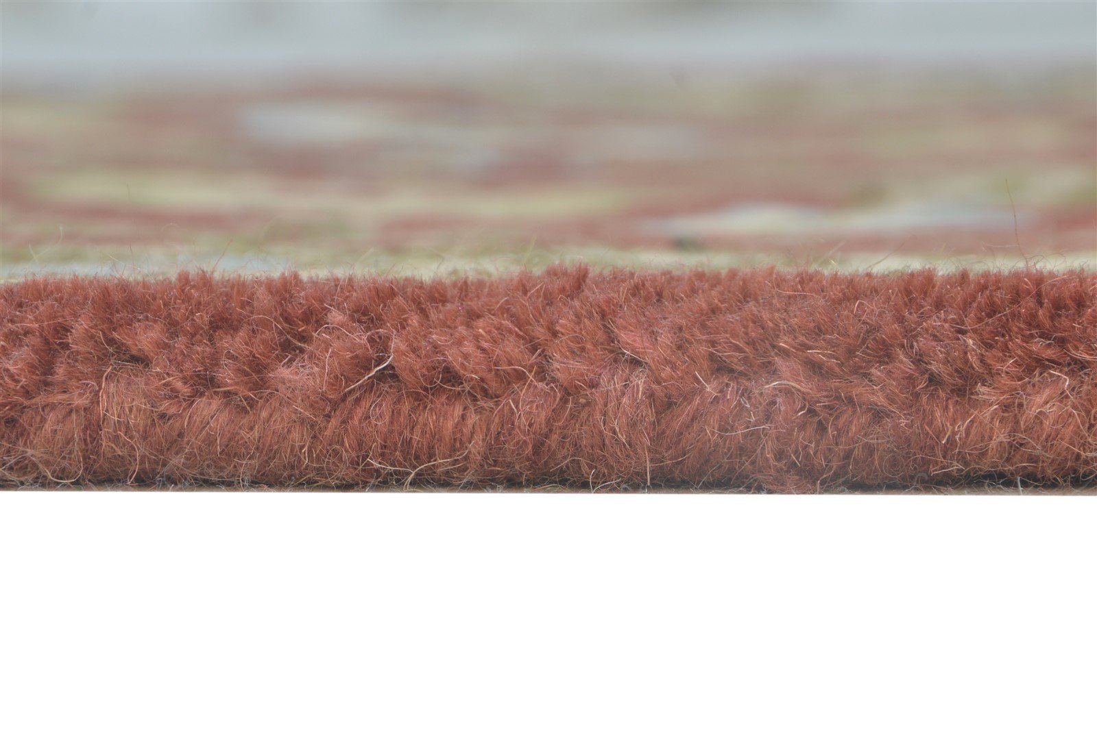 Hand Tufted Red Wool Rug 2' X 5' Persien Kashan Oriental Small Carpet 7864853659797