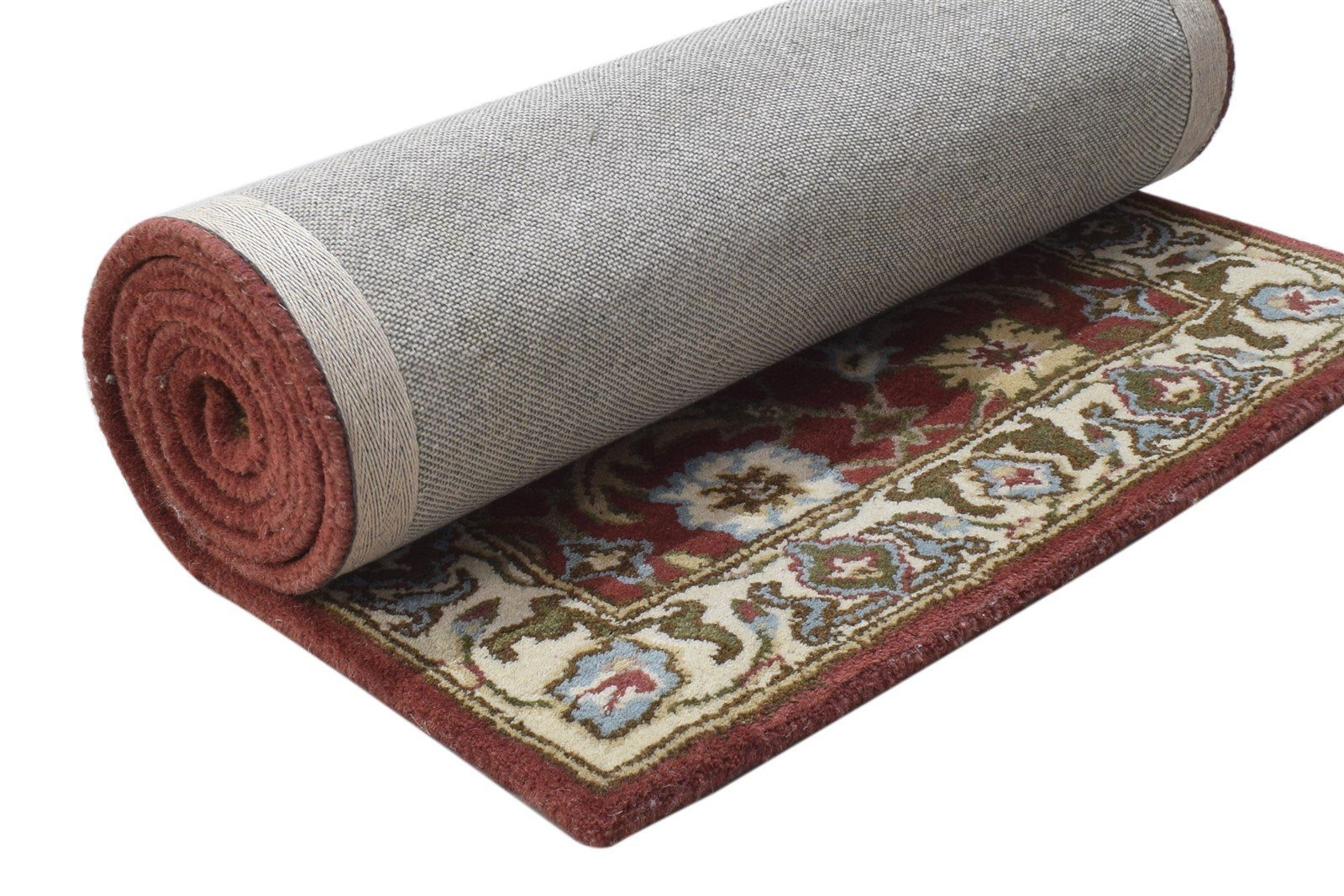 Hand Tufted Red Wool Rug 2' X 8' Persian Kashan Oriental Small Runner 7864850874517