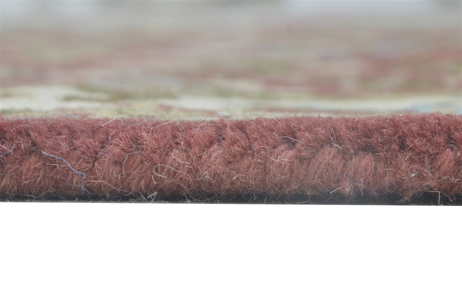 Hand Tufted Red Wool Rug 4' X 6' Persian Kashan Oriental Room Size Carpet 7864340054165