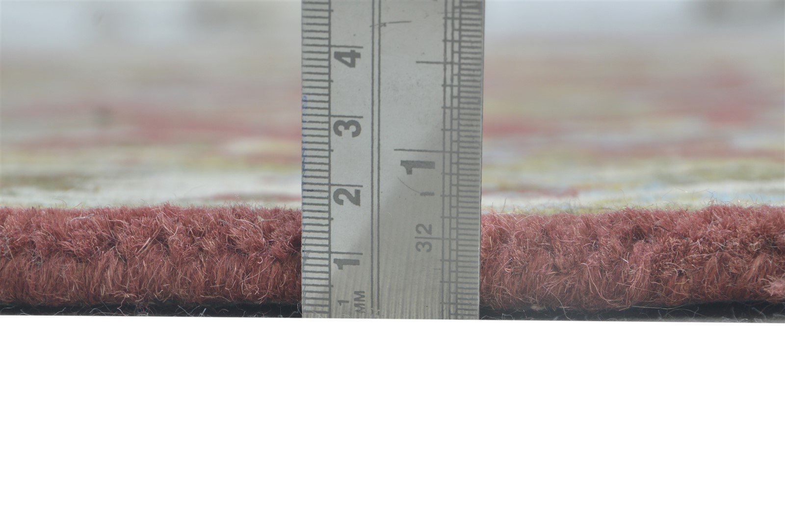 Hand Tufted Red Wool Rug 4' X 6' Persian Kashan Oriental Room Size Carpet 7864341233813