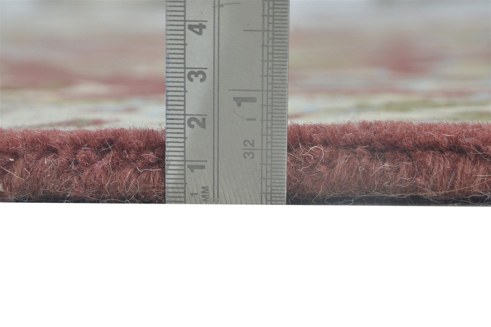 Hand Tufted Red Wool Rug 4' X 6' Persian Kashan Oriental Room Size Carpet 7864341627029