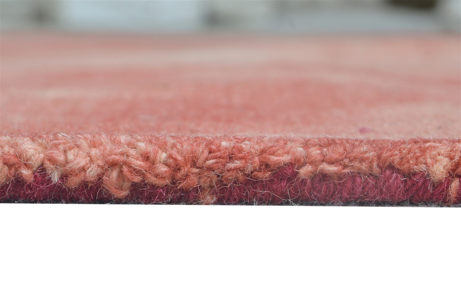 Hand Tufted Red Wool Rug 5' X 8' Modern Shibori Tie Dye Room Size Carpet 7865255919765