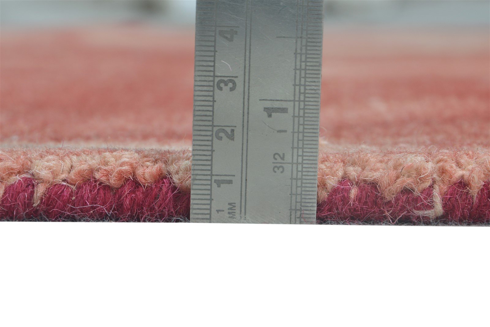 Hand Tufted Red Wool Rug 5' X 8' Modern Shibori Tie Dye Room Size Carpet 7865170460821