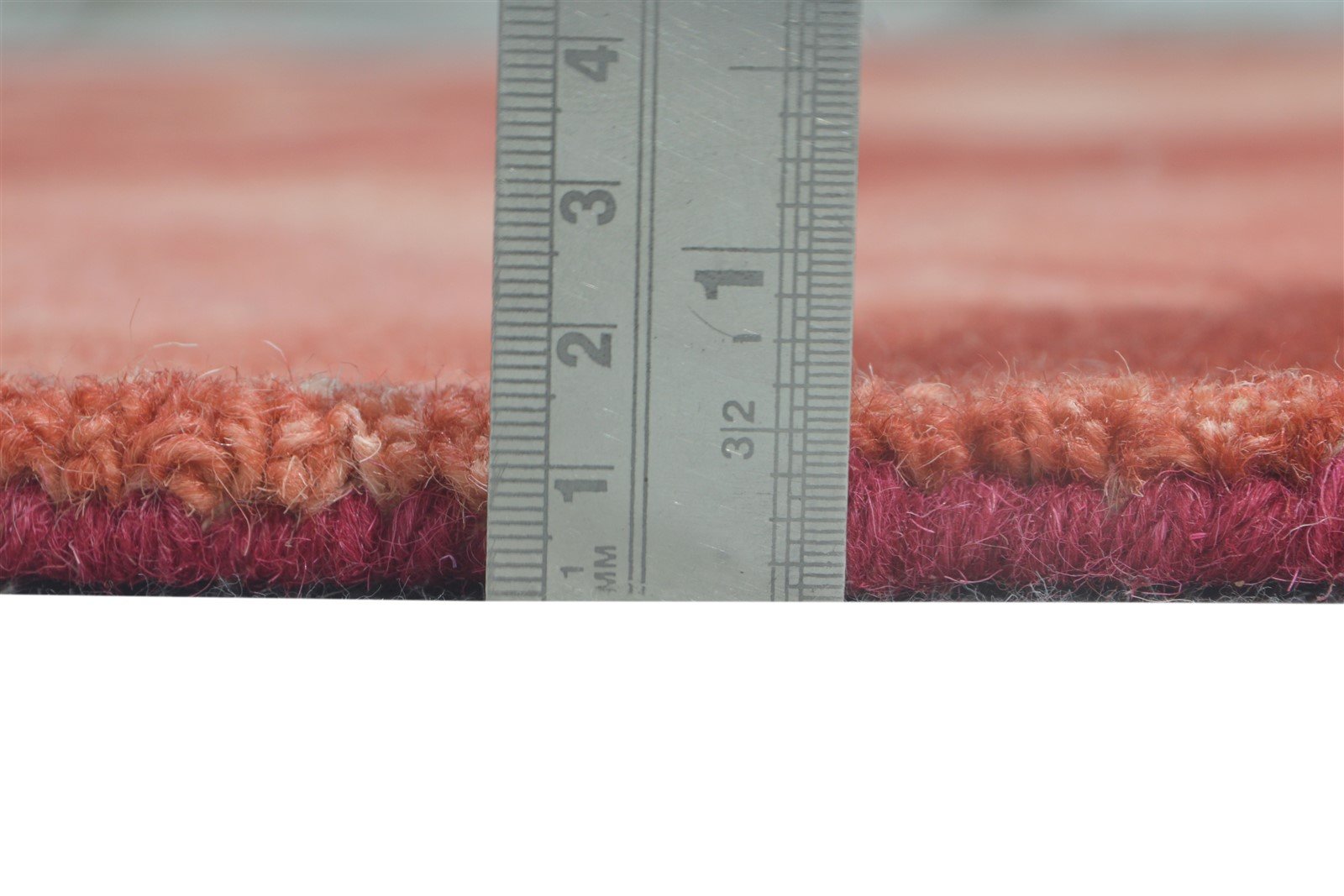 Hand Tufted Red Wool Rug 5' X 8' Modern Shibori Tie Dye Room Size Carpet 7865258475669