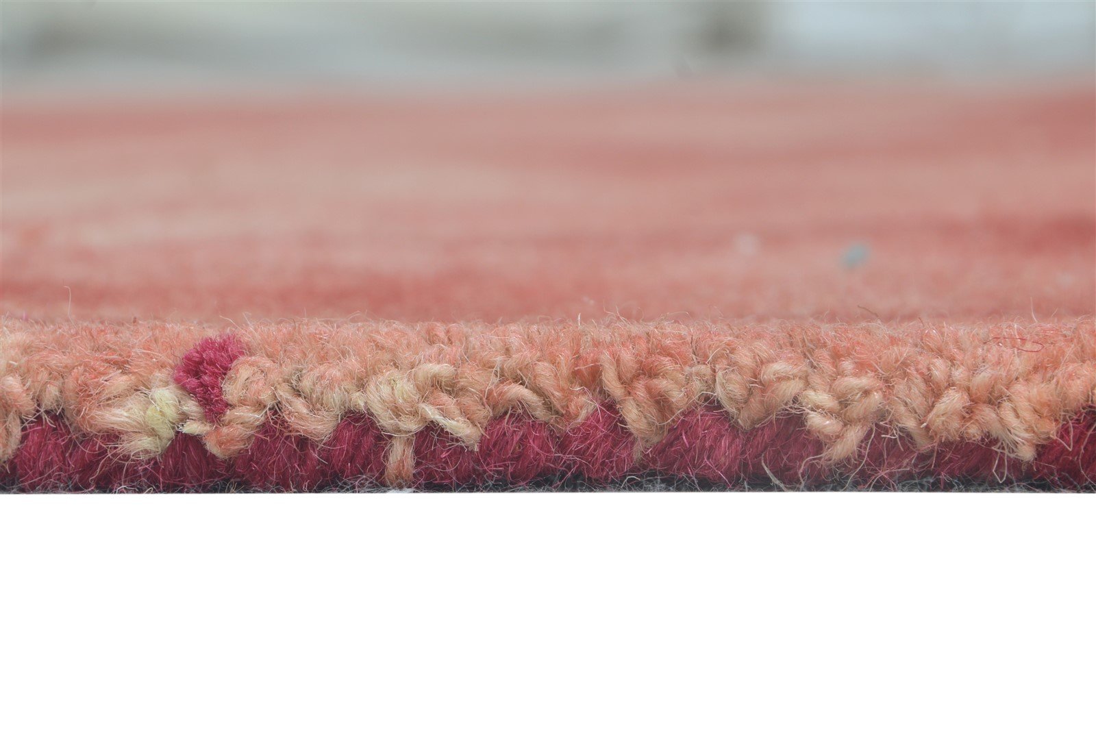 Cassie Hand Tufted Red Wool Rug 5' X 8' Modern Shibori Tie Dye 7865170591893