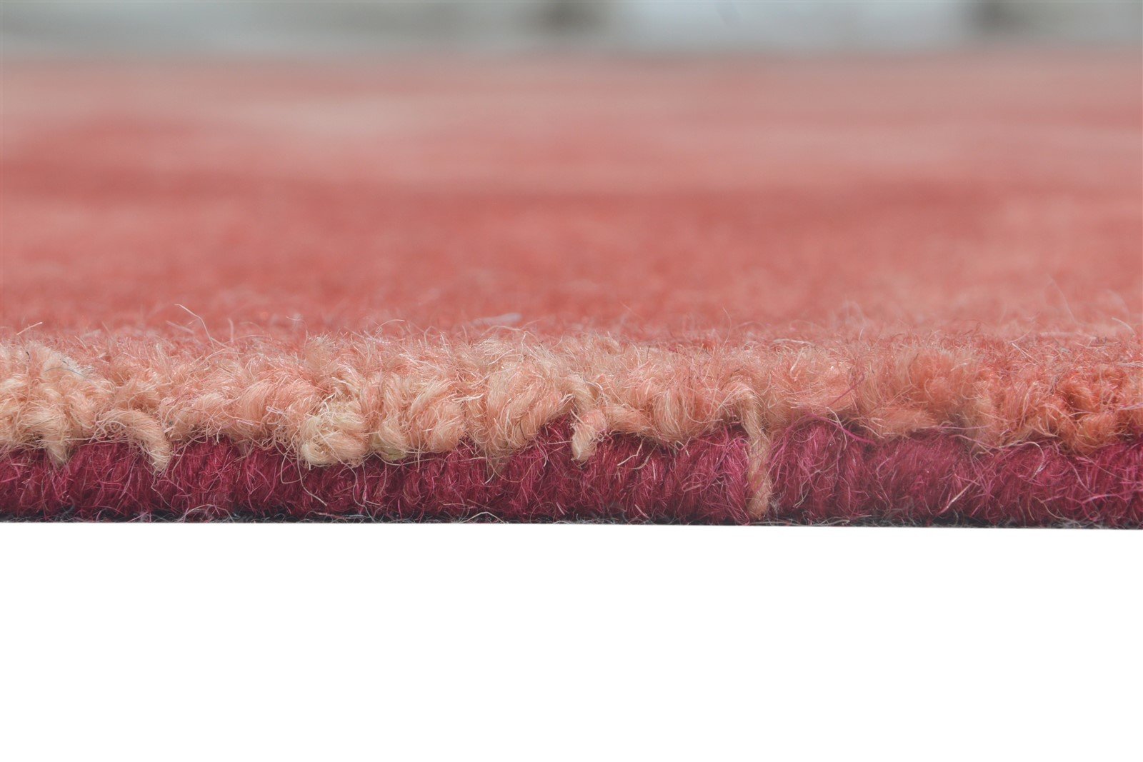 Hand Tufted Red Wool Rug 5' X 8' Modern Shibori Tie Dye Room Size Carpet 7865172394133