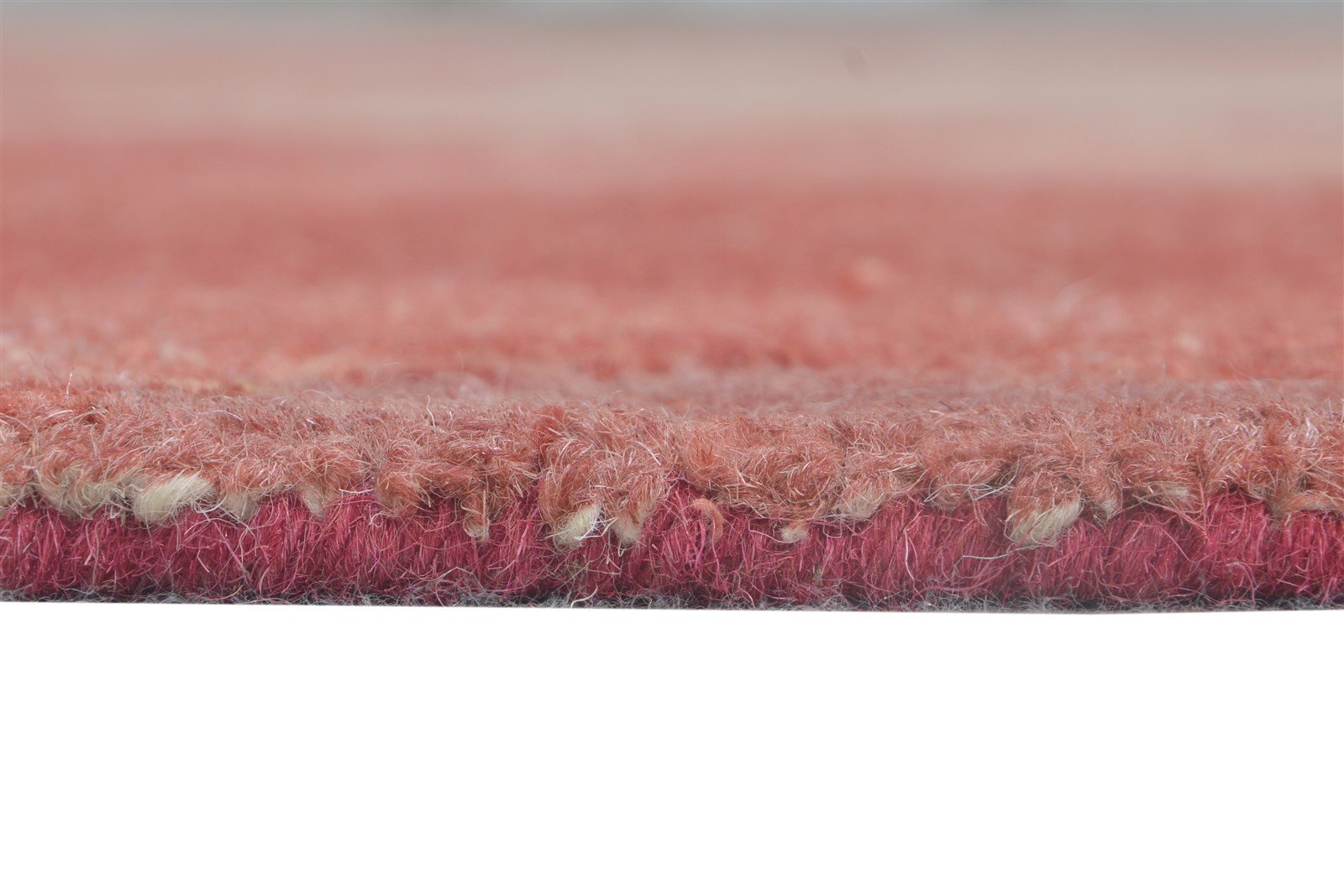 Hand Tufted Red Wool Rug 5' X 8' Modern Shibori Tie Dye Room Size Carpet 7865173704853