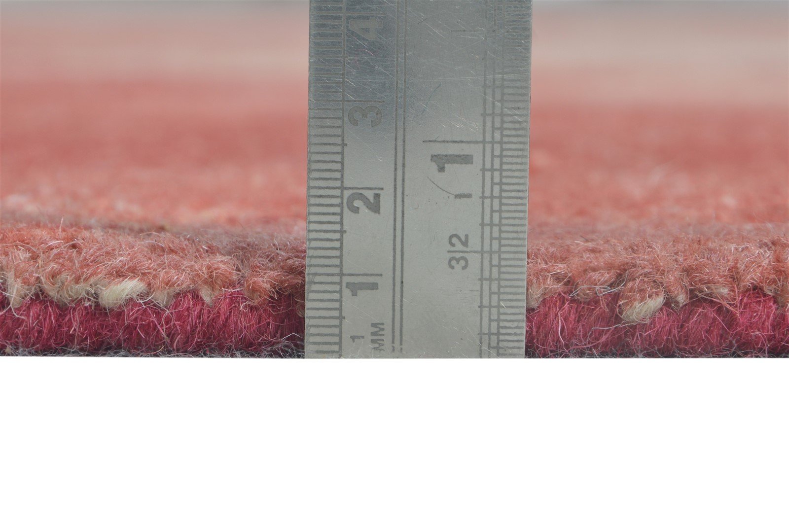 Hand Tufted Red Wool Rug 5' X 8' Modern Shibori Tie Dye Room Size Carpet 7865173704853
